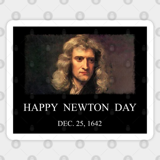 Isaac Newton Day Magnet by Scar